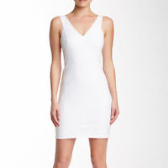 helmut lang white dress
